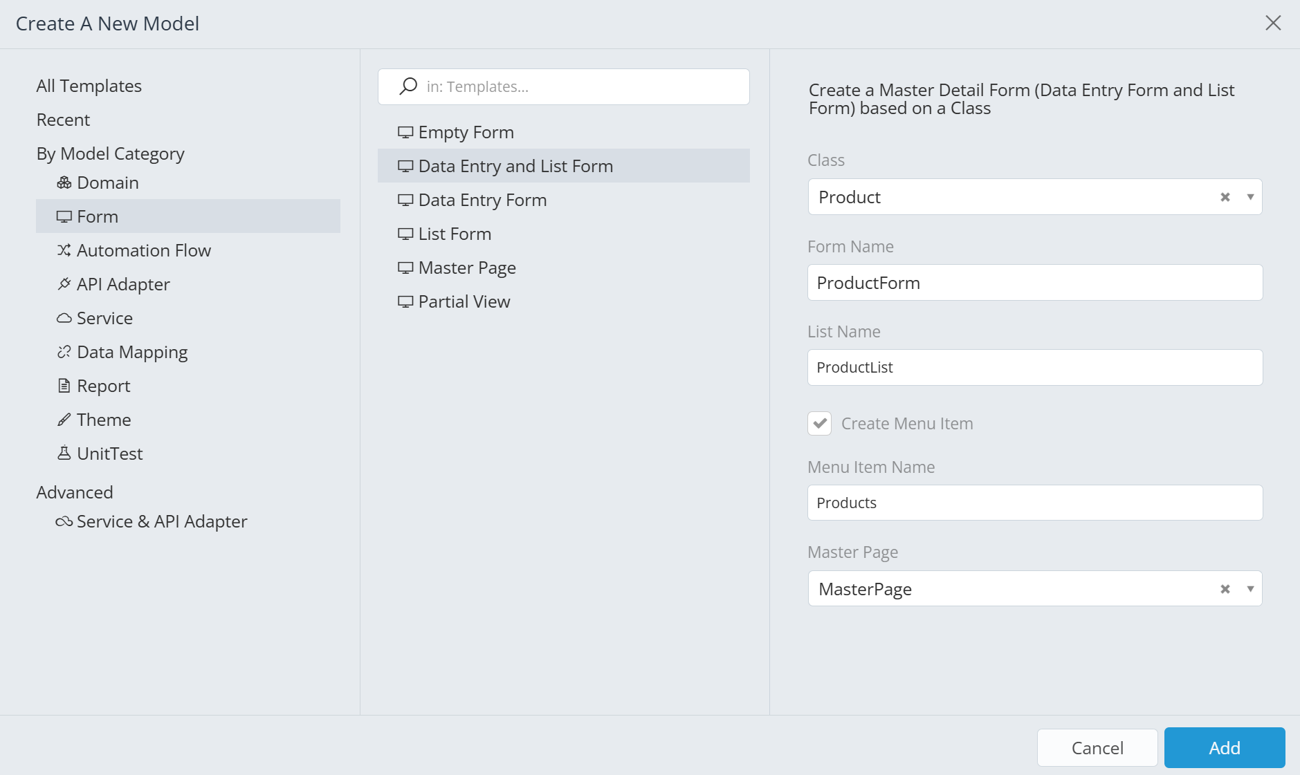 Dynamic Columns Forms