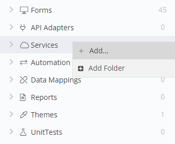 Creating a New Exposed Service