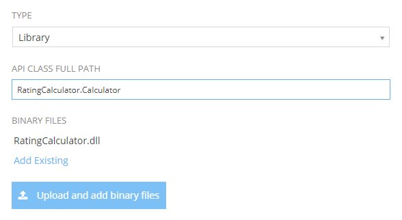 External API - Library