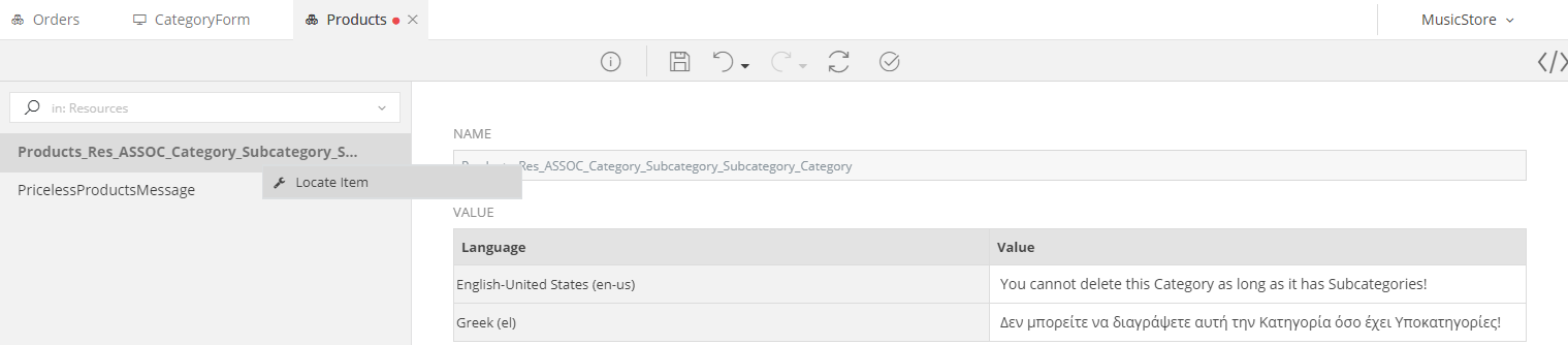 Pre-Defined Localization