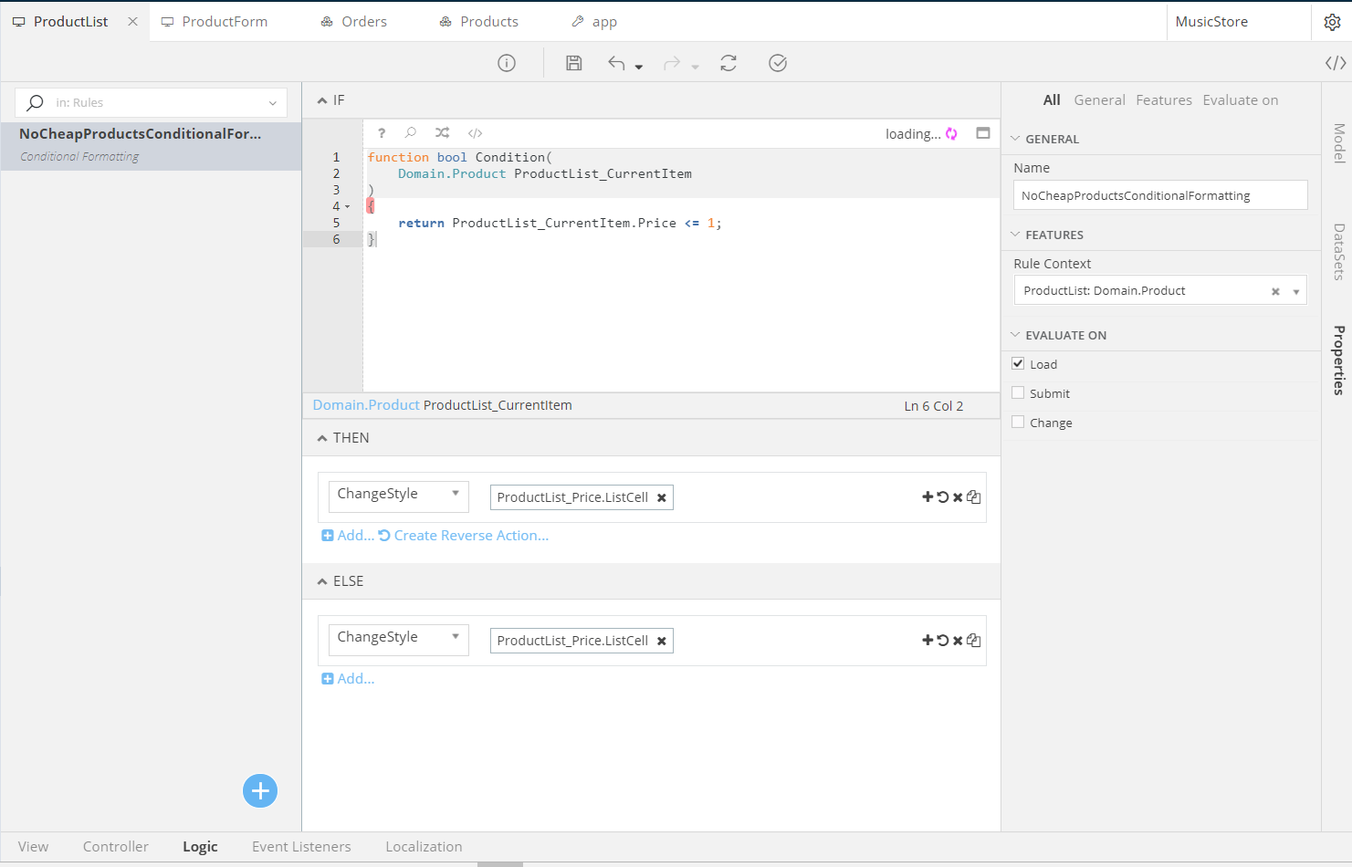Calculated Expression within a Context