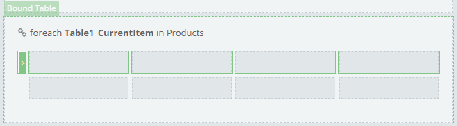 Selecting the Table Header